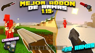 Addon de Armas para Minecraft Pe 1.19 - 1.18.10