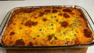 Plantain Lasagna (Pastelon) easy & delicious!