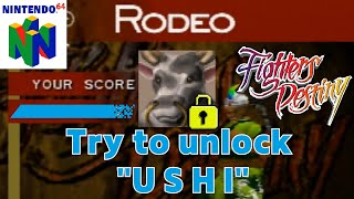 Fighters Destiny (Nintendo 64) - Try to unlock USHI [RODEO MODE]