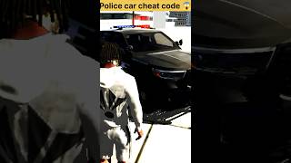 SUV police car cheat code 😱 in Indian bike driving 3d game #shorts #gaming #viral