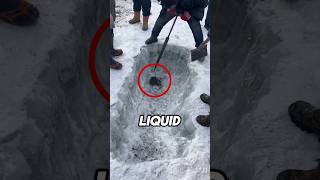 They found Oil In A Frozen Lake 🛢️❄️