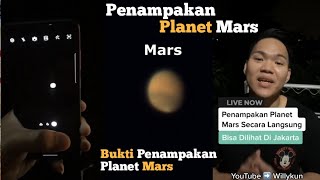 Penampakan Planet Mars Secara Langsung 6 Oktober 2020 || Planet Mara Mendekati Bumi