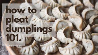 HOW TO: FOLD CLASSIC PLEAT DUMPLING