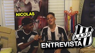 ENTREVISTA COM NICOLAS FILIPE ( PONTE PRETA sub 17 ) O NOVO PATROCINADO PELA ADIDAS!