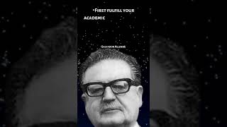 Best Quotes From Salvador Allende | 28th president of Chile | Former President of Chile | #shorts