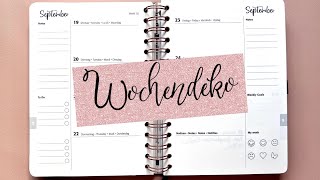 Wochendeko im Jolie Bullet Journal Planer | planenaufpapier