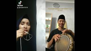 Al-Qolbu Mutayyam Darbuka Cover ft @Lutfirustian27| Izin upload 🙏 #shorts