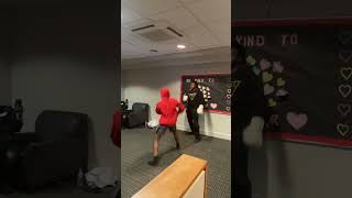 Dorm boxing😂🥊