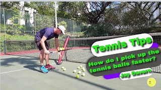 Jay Davern | Tennis Coach - Quick Tips: How to collect the tennis balls with a ball pick up tube