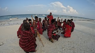 ZANZIBAR Tradycyjny taniec Masajów