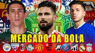 MERCADO DA BOLA HOJE DI MARIA NO PALMEIRAS - COMO O CHLESEA VAI PAGAR  ENZO E GIROUD NO  MANCHESTER