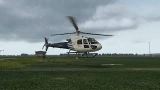 X Plane 11: AS350, To and Fro