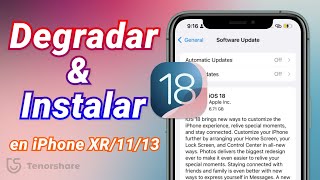 2024 Cómo Descargar e Instalar iOS 18 en iPhone XR, 11 y 13