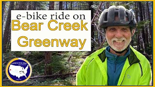 RadPower eBike ride on Bear Creek Greenway, Medford, Oregon