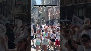 Google Team in Pride Parade Toronto