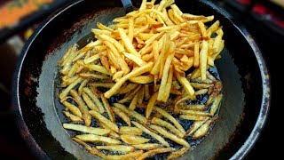 How to Make Crispy French Fries Recipe, 5 mishali street food items ! Roadside street food