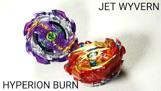 Beyblade Burst Jet Wyvern Vs Hyperion Burn