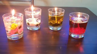 Diwali Decoration Ideas | Water Candles | Diwali wall Decoration | Easy Diwali Craft