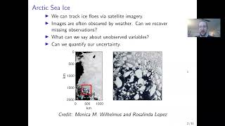 Estimating Missing Observations of Ice Floes Using Data Assimilation