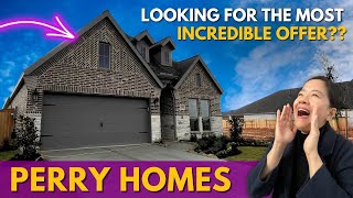 NEW Amira Homes for Sale | The 2049W Floor Plan by Perry Homes in Tomball, TX | Amira Community Tour