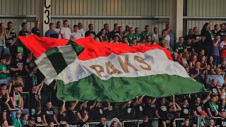 Így szurkolt a Paksi tábor  // PAKSI FC - FK Mladá Boleslav // EKL play-off // 2024.08.29.