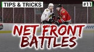 HOW TO WIN NET FRONT BATTLES (NHL 17 TIP & TRICKS) #11