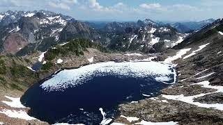 Gothic Basin from Above - DJI Mini 3 Drone | Hiking in Washington State