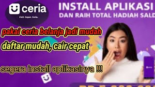 dengan ceria BRI, daftar mudah cair cepat