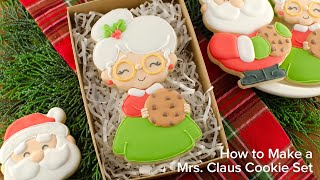 How to Make a Mrs. Claus Cookie Set