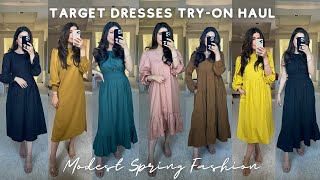 TARGET SPRING TRY-ON HAUL 2021 | AFFORDABLE DRESSES + MODEST FASHION | TARGET SPRING MUST HAVES