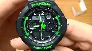 Часы SKMEI S-SHOCK с Aliexpress