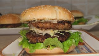 Petty burger + White sauce | beef petty  Recipe | Easy recipe