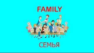 Английский язык. Тема Семья. Family.