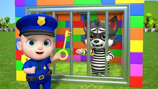 Police Officer Song 👮‍♂️ | Baby Police Chase Thief + More Kids Songs | Leo Nursery Rhymes