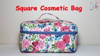 DIY COSMETIC BAG | DIY MAKEUP BAG |  | DIY BAG | ZIPPER BAG |  BAG TUTORIAL | BAG MAKING