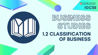 CIE IGCSE Business Studies: Classification of Business (1.2)