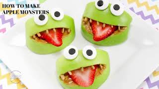 EASY APPLE MONSTERS SNACKS