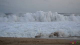 GIGANTES OLAS EN PIE DE LA CUESTA EN ACAPULCO GUERRERO INCREIBLE ASOMBROSAS OLAS  😍😎🌊🌊🌊👍🔥