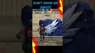 Grandmaster Player Show Me Emote😡🤬||Don't show me emote. #shorts #viral #freefire