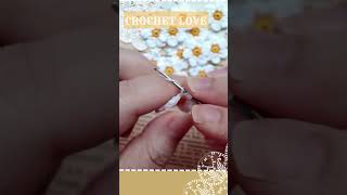 CROCHET Daisies 🌺🌼🌷Crochet projects ♥ ideas and inspiration ♥ Tutorials for BEGINNERS ⭐💕 #shorts