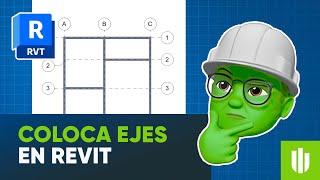 Como CREAR y COLOCAR EJES en REVIT fácil 😉 Tutorial paso a paso Arcux