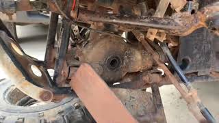 How to remove a stuck CV axle shaft  on a Honda Foreman ATV, 4 wheeler or SXS