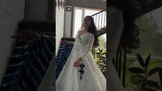 Beautiful 🤩 White 🤍 Suit for Wedding 💒  #weddingwearoutfit #grwm #viral #cataloguebyab #anarkali