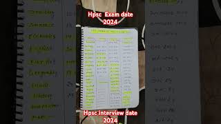 HPSC PGT EXAM DATE 2024| HARYANA/ HPSC INTERVIEW AND SUBJECT KNOWLEDGE TEST DATE 2024