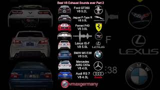 The Best V8 ENGINE Exhaust sounds Part 2 #m5 #f40 #lexus #ftype #rs7 #amg #c63s #corvette #mustanggt