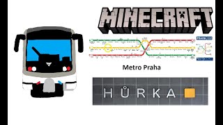 Minecraft Metro Praha Linka B Stanice Hůrka