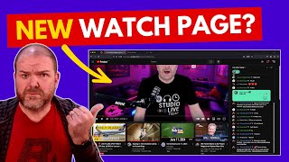 How to GO BACK to the old YouTube Watch Page