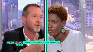 Rokhaya Diallo débat sur Charlie Hebdo. : le "oui mais" l'a-t-il emporté?