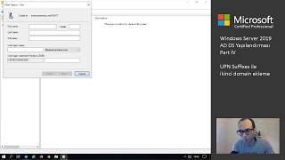 Windows Server 2019 AD DS, UPN Suffixes ile ikinci domain ekleme