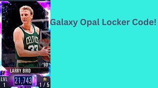 Galaxy Opal Larry Bird Locker Code!